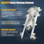 Dryer Heating Element and Thermostat Combo Set