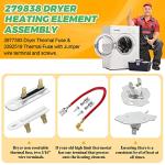 279838 Dryer Heating Element for Whirlpool & Maytag