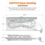 Blutoget Dryer Heating Element W11045584 W11344457