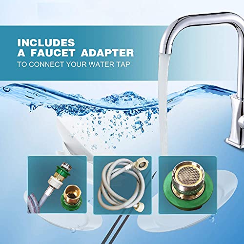 Portable Countertop Dishwasher with 5 Washing Programs