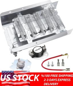 Dryer Heating Element and Thermostat Kit for Whirlpool