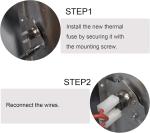 6 Pack Dryer Thermal Fuse for Whirlpool Kenmore