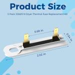3392519 Dryer Thermal Fuse Replacement - 3-Pack