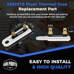 3392519 Dryer Thermal Fuse for Whirlpool & Kenmore