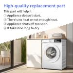 2 Pack Thermal Fuse for Whirlpool & Kenmore Dryers