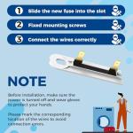 3392519 Dryer Thermal Fuse Replacement - 3-Pack