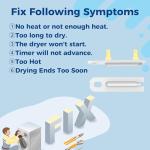 3392519 Dryer Thermal Fuse Replacement - 3-Pack