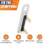 2 Pack WP3392519 Dryer Thermal Fuse Replacement