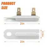 2 Pack WP3392519 Dryer Thermal Fuse Replacement