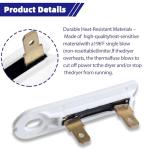 Dryer Thermal Fuse Replacement for Whirlpool, Kenmore, Maytag 3-Pack
