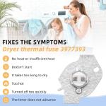 Thermal Fuse Replacement for Whirlpool & Kenmore
