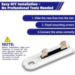 Dryer Thermal Fuse Replacement for Whirlpool, Kenmore, Maytag 3-Pack