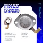 BlueStars 3977767 Dryer Thermostat for Whirlpool, Kenmore