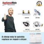 Whirlpool Dryer Thermal Fuse and Thermostat Set