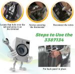 Dryer Thermostat and Thermal Fuse Kit for Whirlpool