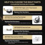 Dryer Heating Element Thermostat for Whirlpool Kenmore