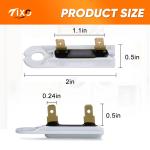 10 Pack WP3392519 Replacement Thermal Fuse for Whirlpool