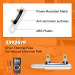 10 Pack WP3392519 Replacement Thermal Fuse for Whirlpool