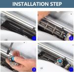 Sikawai LA-1044 Dryer Heating Element and Thermostat Kit