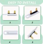 Whirlpool & KM Dryer Thermal Fuse 2 Pack