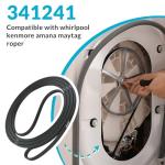 Dryer Belt 341241 for Whirlpool, Kenmore, Maytag