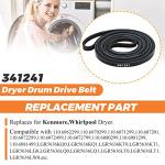 Beaquicy 341241 Dryer Drum Drive Belt Replacement