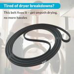 Dryer Belt 341241 for Whirlpool, Kenmore, Maytag