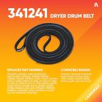 Canamax Dryer Drum Belt Pack for Kenmore & Whirlpool