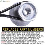 Seentech Dryer Belt and Motor Pulley Set