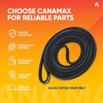 Canamax Dryer Drum Belt Pack for Kenmore & Whirlpool