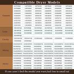 Dryer Repair Kit with Belt for Whirlpool Kenmore