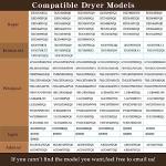 Dryer Repair Kit with Belt for Whirlpool Kenmore