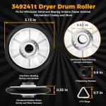 Dryer Repair Kit for Whirlpool, Kenmore, Maytag