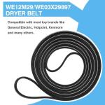 WE12M29 Dryer Belt for Whirlpool and GE