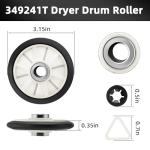 Dryer Repair Kit and Belt for Whirlpool Models