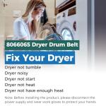 Dryer Drum Belt for Whirlpool Kenmore Models