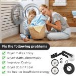 Dryer Repair Kit and Belt for Whirlpool Models