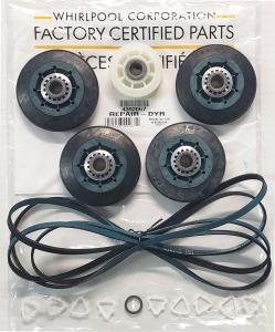 Whirlpool Dryer Rollers and Belt Pulley Kit
