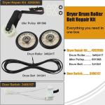 Dryer Repair Kit for Whirlpool and Maytag