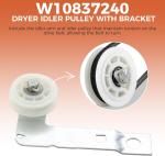 Whirlpool Dryer Repair Kit with Idler Pulley & Parts