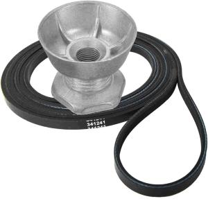 Dryer Belt & Motor Pulley for Whirlpool/Kenmore