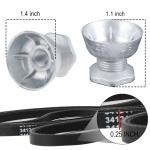 Dryer Belt & Motor Pulley for Whirlpool/Kenmore