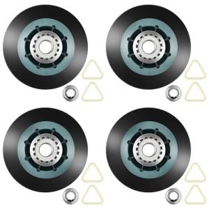 Dryer Drum Support Roller Kit - 4PCS