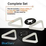 BlueStars Dryer Rear Drum Support Roller Kit