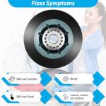 Dryer Drum Support Roller Kit - 4PCS