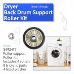 Dryer Drum Roller Kit for Whirlpool & Kenmore
