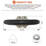 Beaquicy Dryer Rear Drum Support Roller Kit