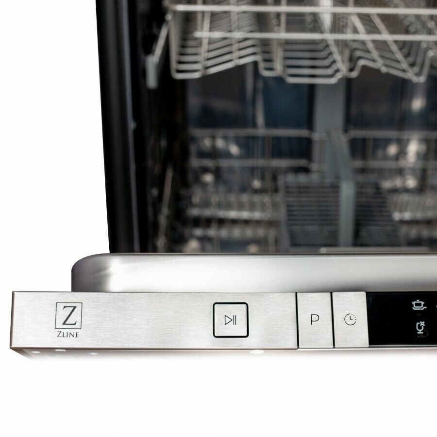 24" ZLINE Top Control Dishwasher with Handle