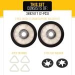 Dryer Drum Roller Kit for Whirlpool Kenmore