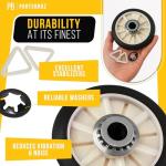 Dryer Drum Roller Kit for Whirlpool Kenmore